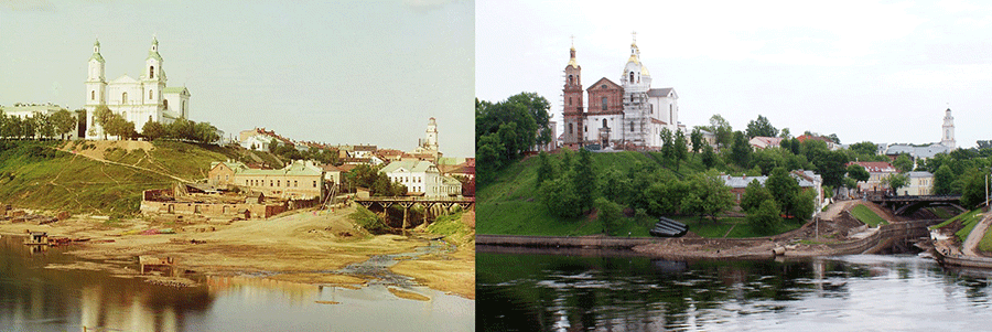 Vitebsk 1912 und 2010